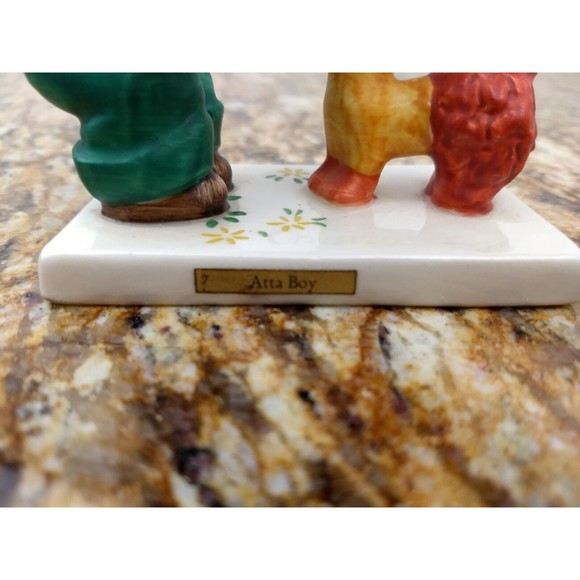 Goebel Charlot Byj REDHEAD Boy & Dog Figurine Atta Boy TMK4 Vintage - Picture 12 of 16